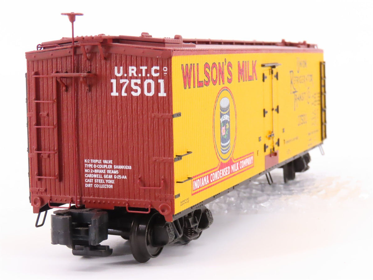 S Scale S-Helper Showcase 01276 URTC Wilson&#39;s Milk 40&#39; Wooden Reefer #17501