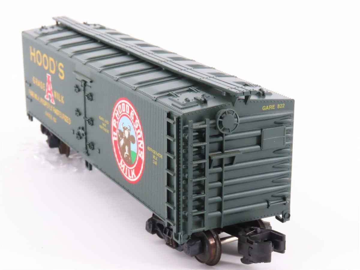 S Scale Crown Models GARE Hood&#39;s Grade A Milk 40&#39; Wooden Reefer #822