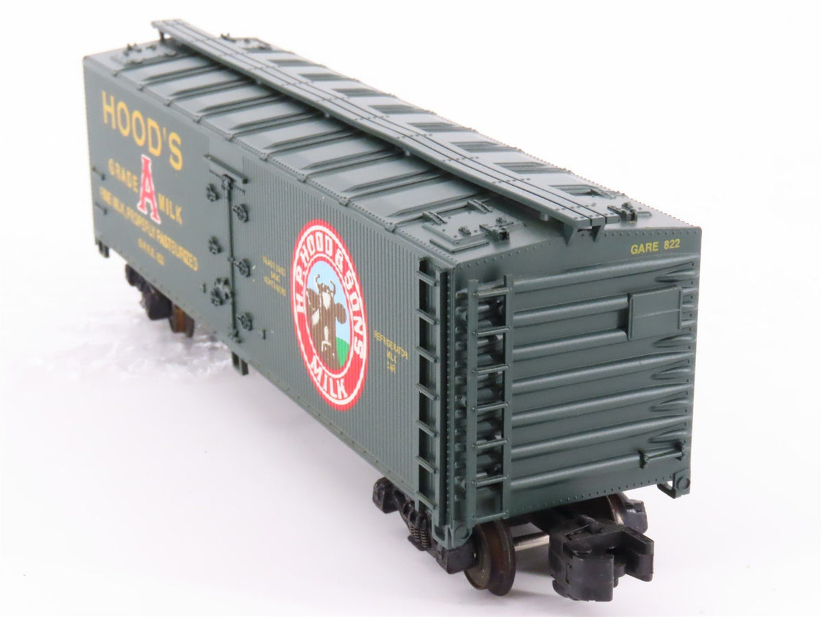 S Scale Crown Models GARE Hood&#39;s Grade A Milk 40&#39; Wooden Reefer #822