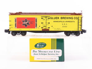 S Scale S-Helper Showcase 02061 NRC Gluek Brewing Co. 40' Beer Reefer #3353