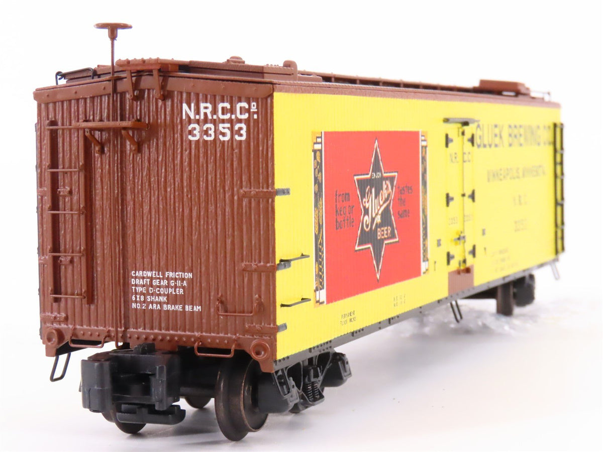 S Scale S-Helper Showcase 02061 NRC Gluek Brewing Co. 40&#39; Beer Reefer #3353