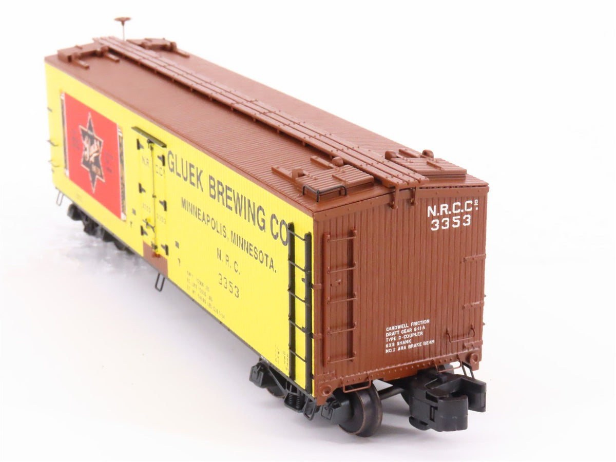 S Scale S-Helper Showcase 02061 NRC Gluek Brewing Co. 40&#39; Beer Reefer #3353