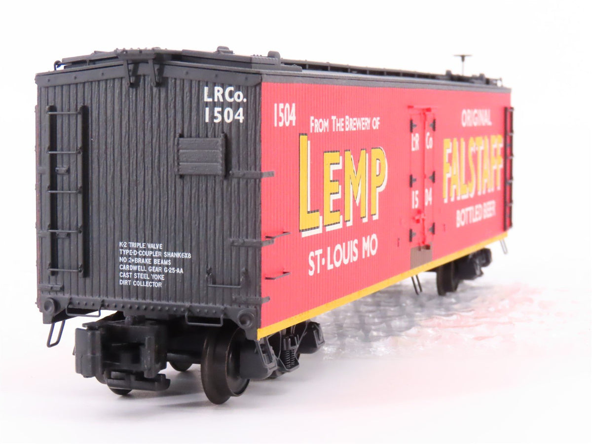 S Scale S-Helper Showcase 02048 LRCo Lemp Falstaff Beer 40&#39; Wooden Reefer #1504