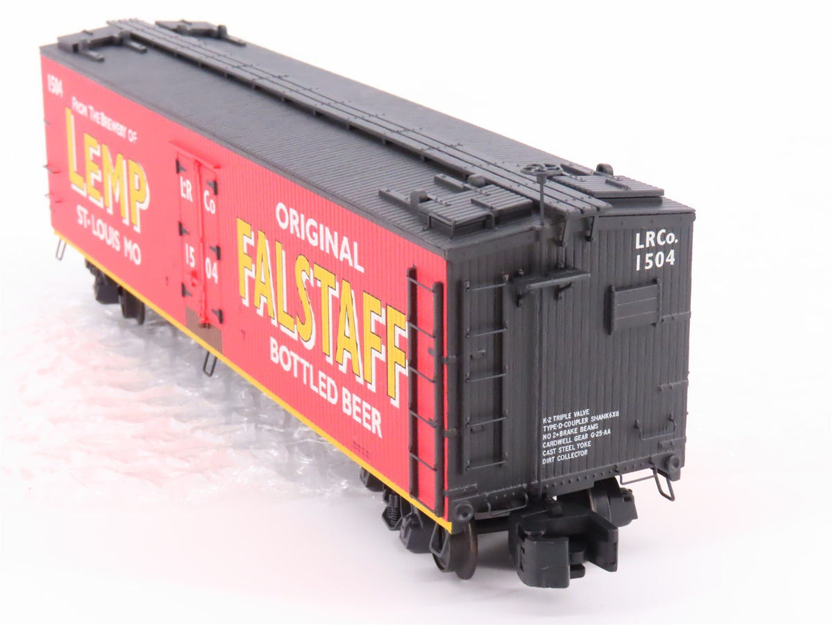 S Scale S-Helper Showcase 02048 LRCo Lemp Falstaff Beer 40&#39; Wooden Reefer #1504