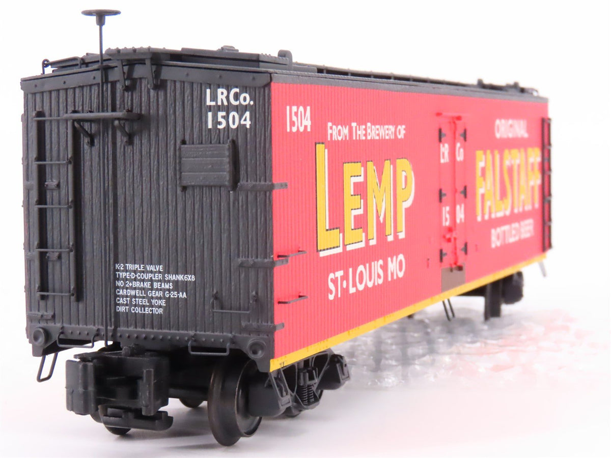 S Scale S-Helper Showcase 02048 LRCo Lemp Falstaff Beer 40&#39; Wooden Reefer #1504