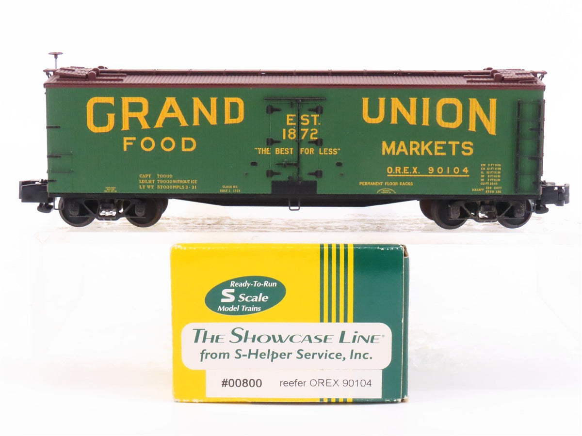 S Scale S-Helper Showcase 00800 OREX Grand Union Food Markets 40&#39; Reefer #90104