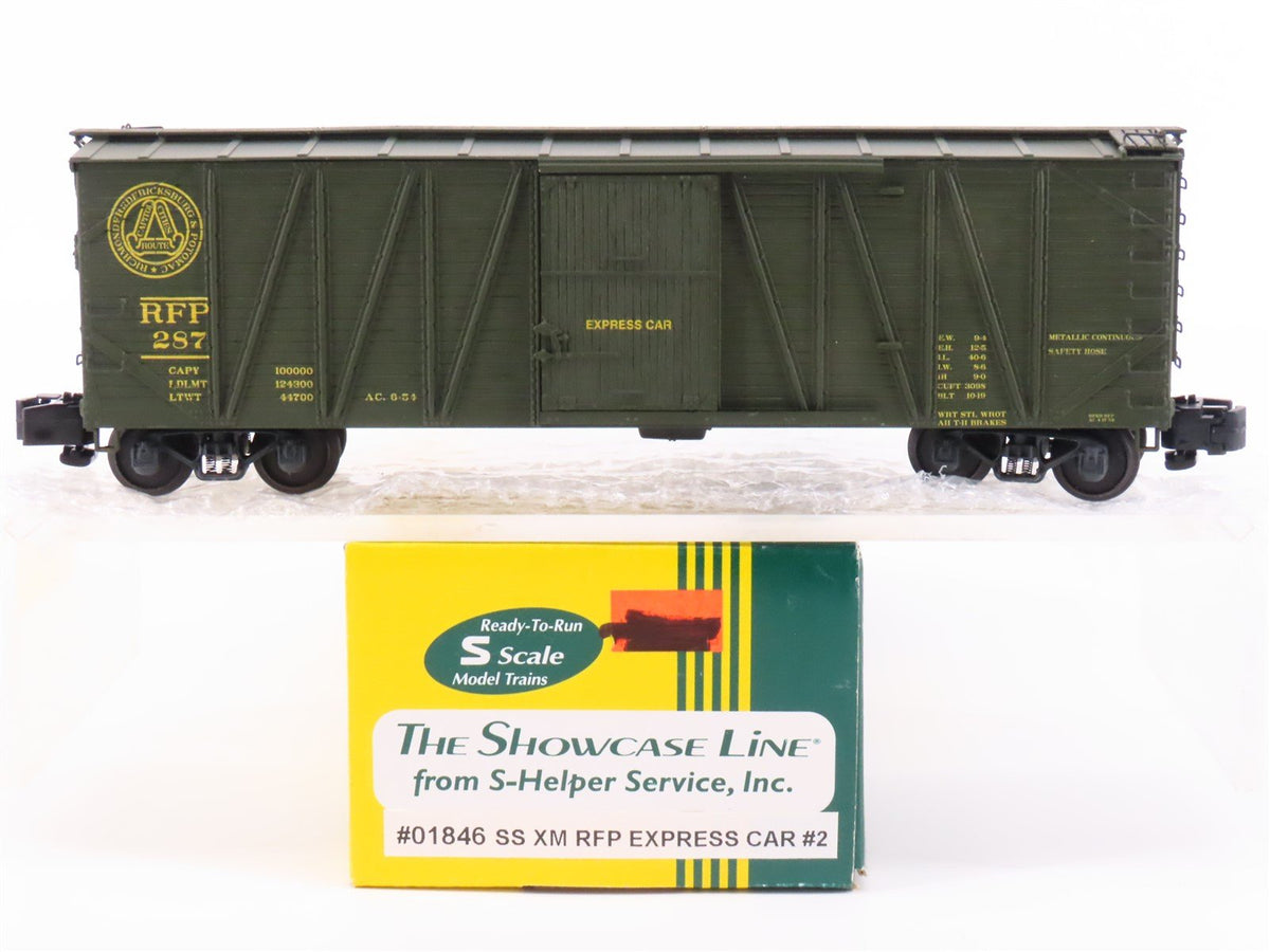 S Scale S-Helper Showcase 01846 RF&amp;P &quot;Capital Cities&quot; 40&#39; Express Box Car #287