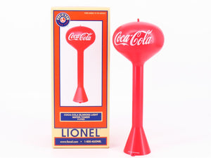 O 1/48 Scale Lionel 6-37923 Coca-Cola Water Tower w/ Blinking Light