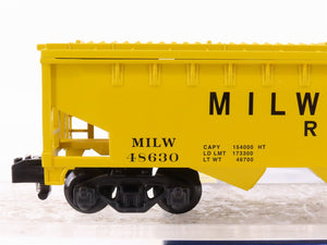 S Scale American Flyer 6-48630 MILW Milwaukee Road 3-Bay Hopper #48630