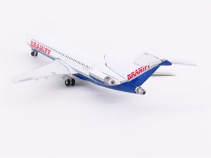 1:400 Scale GeminiJets Select Die-Cast Braniff Boeing 727-200 Jet Airliner