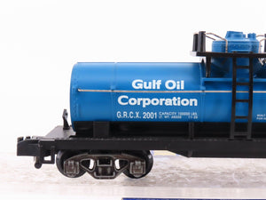 S Scale American Flyer 6-48224 NASG GRCX Gulf Oil Corporation Tank Car #2001