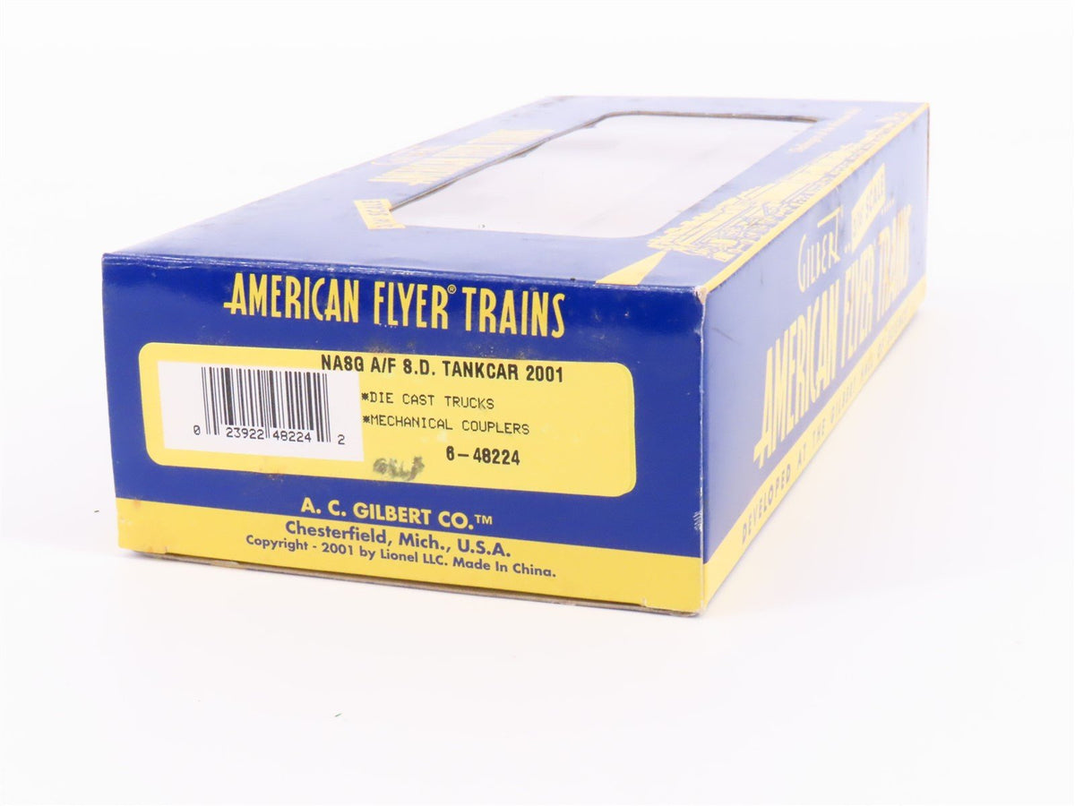 S Scale American Flyer 6-48224 NASG GRCX Gulf Oil Corporation Tank Car #2001