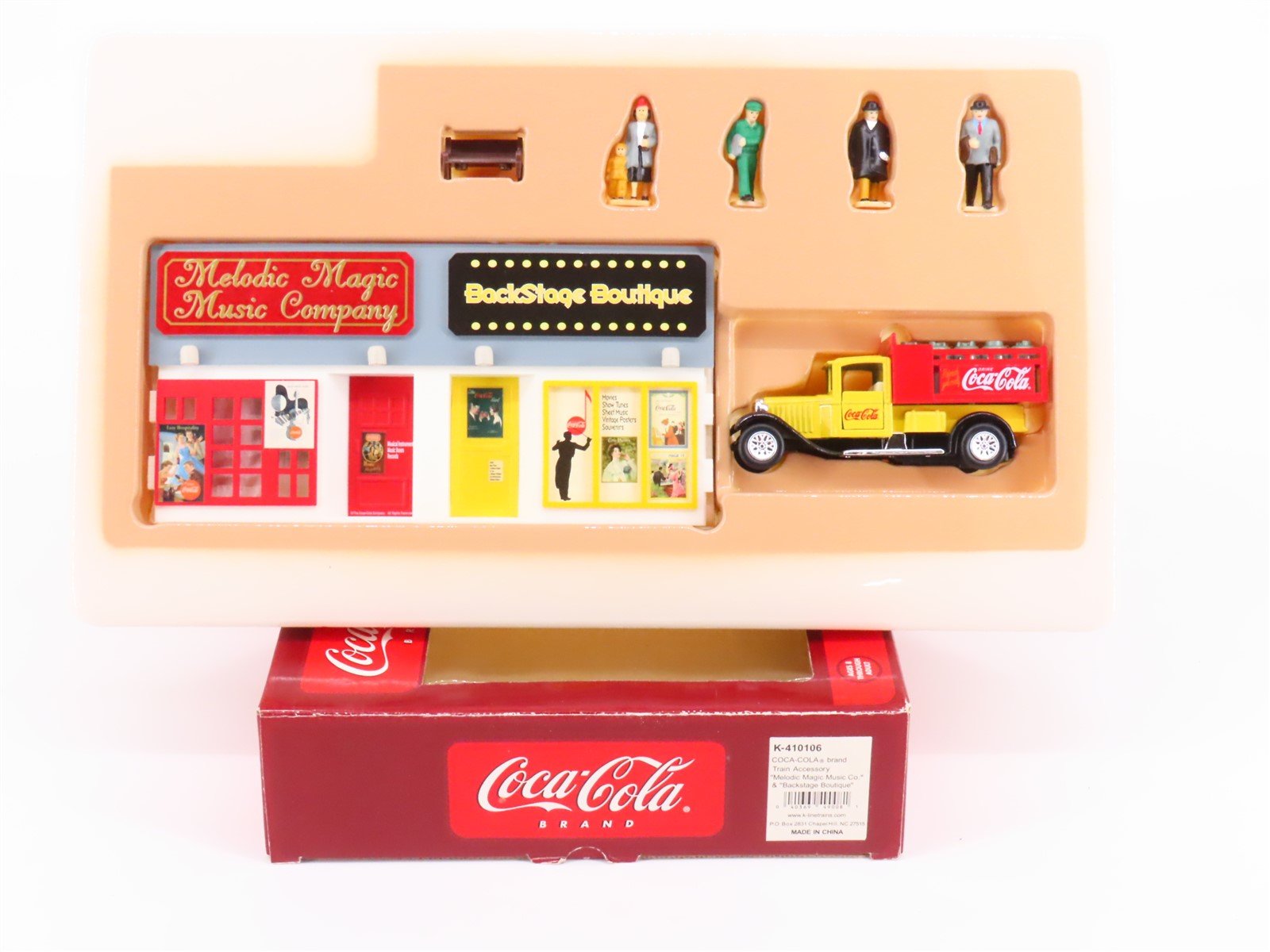 O 1/48 K-Line Kit #K-410106 Coca-Cola "Melodic Magic/Backstage Boutique" w/Truck