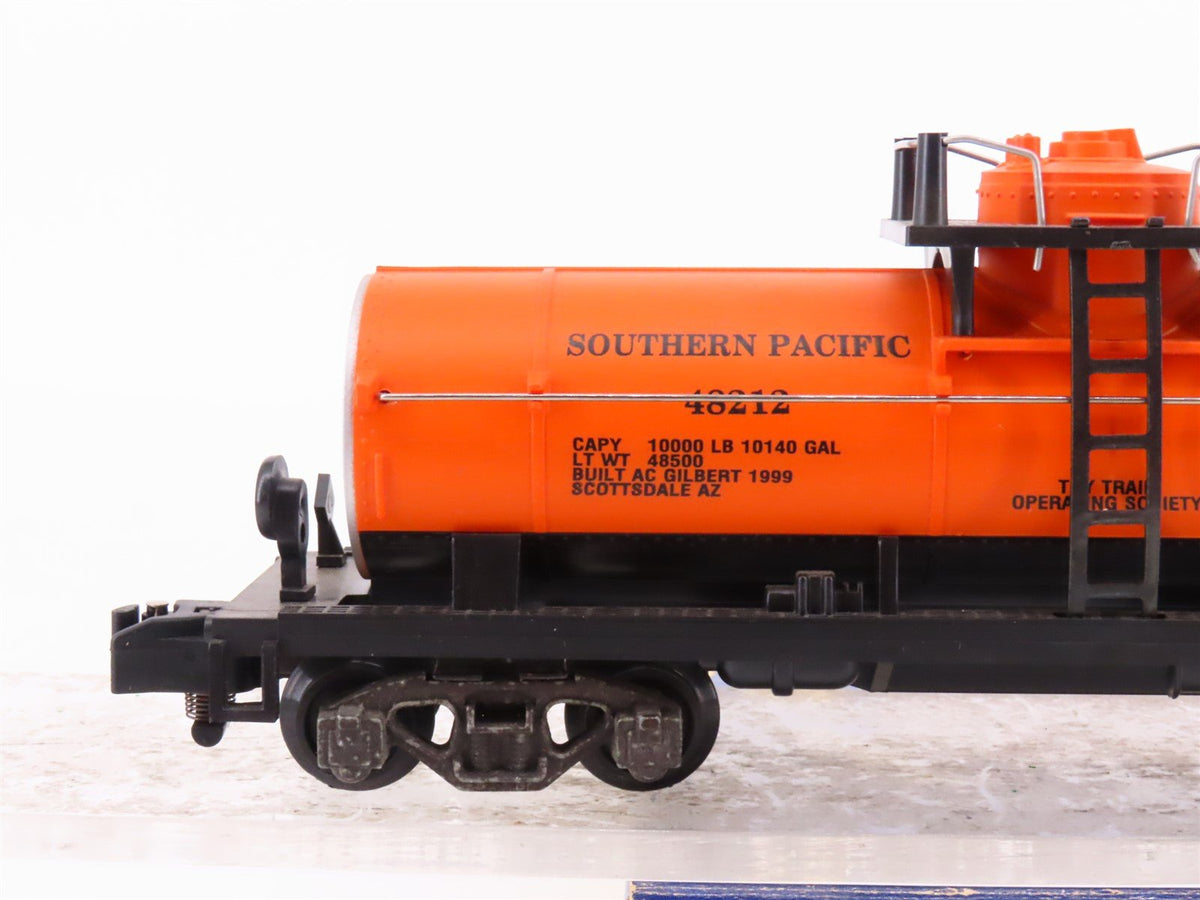 S Scale American Flyer 6-48212 TTOS 1999 SP Southern Pacific Tank Car #48212