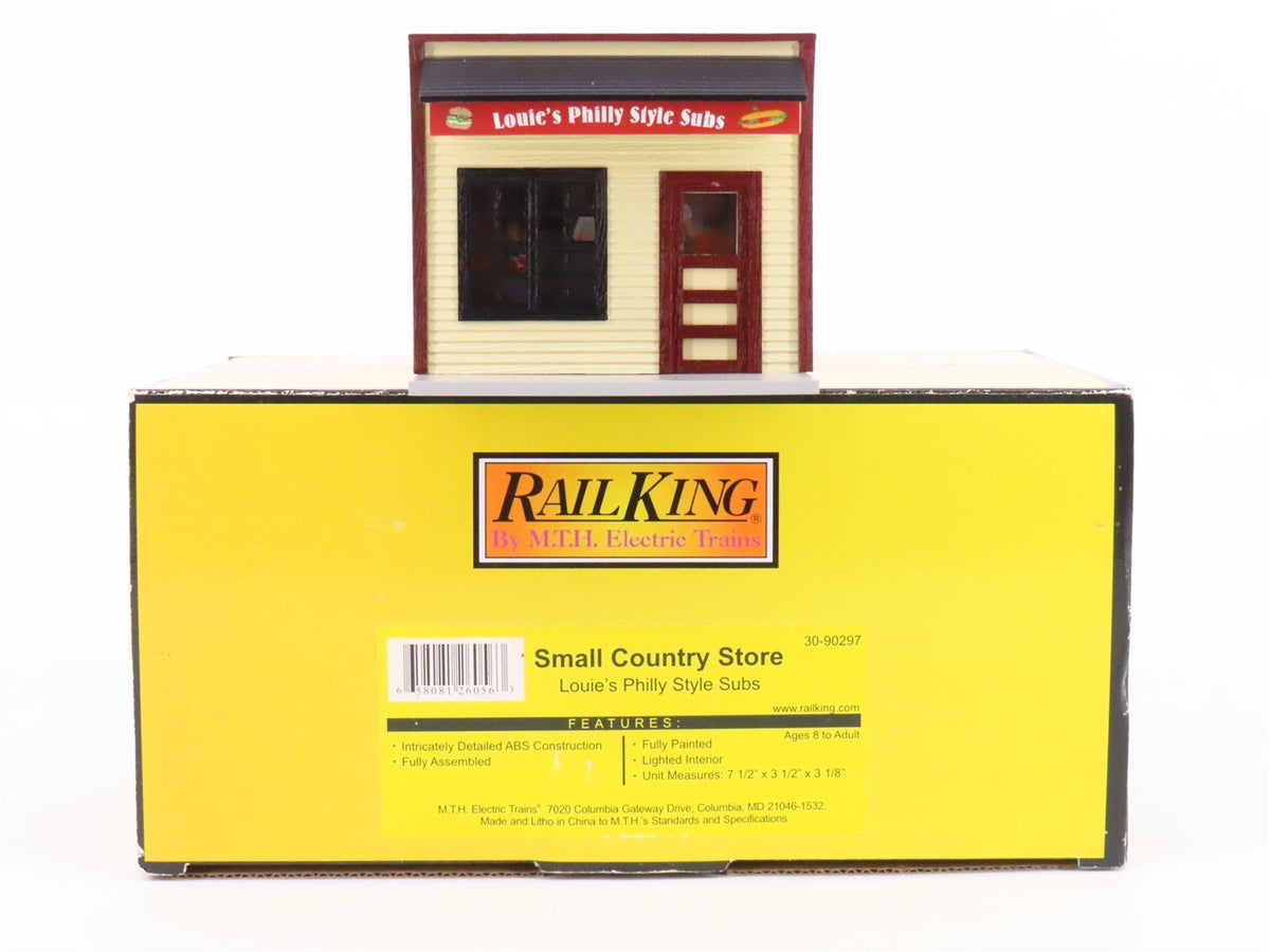 O Scale MTH RailKing 30-90297 &quot;Louie&#39;s Philly Style Subs&quot; Small Country Store