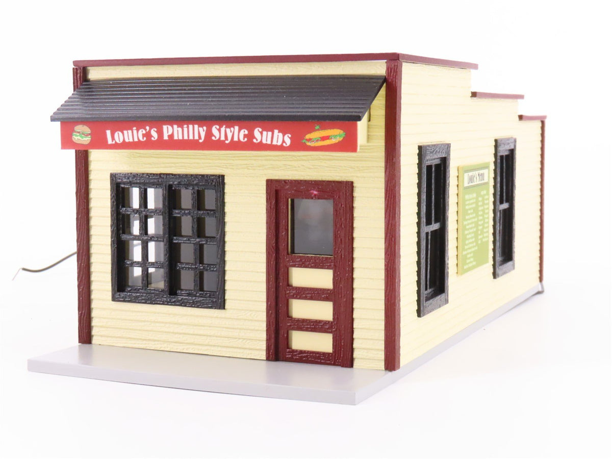 O Scale MTH RailKing 30-90297 &quot;Louie&#39;s Philly Style Subs&quot; Small Country Store