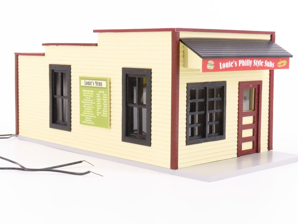 O Scale MTH RailKing 30-90297 &quot;Louie&#39;s Philly Style Subs&quot; Small Country Store