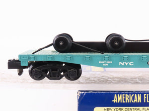 S Scale American Flyer 6-48529 NYC New York Central Flat Car 48529 w/ Wheel Load