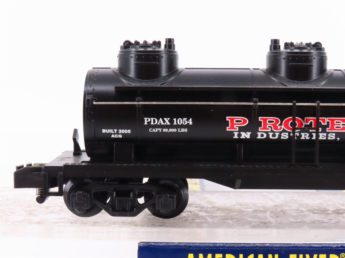 S Scale American Flyer 6-48418 PDAX Protex 3-Dome Tank Car #1054