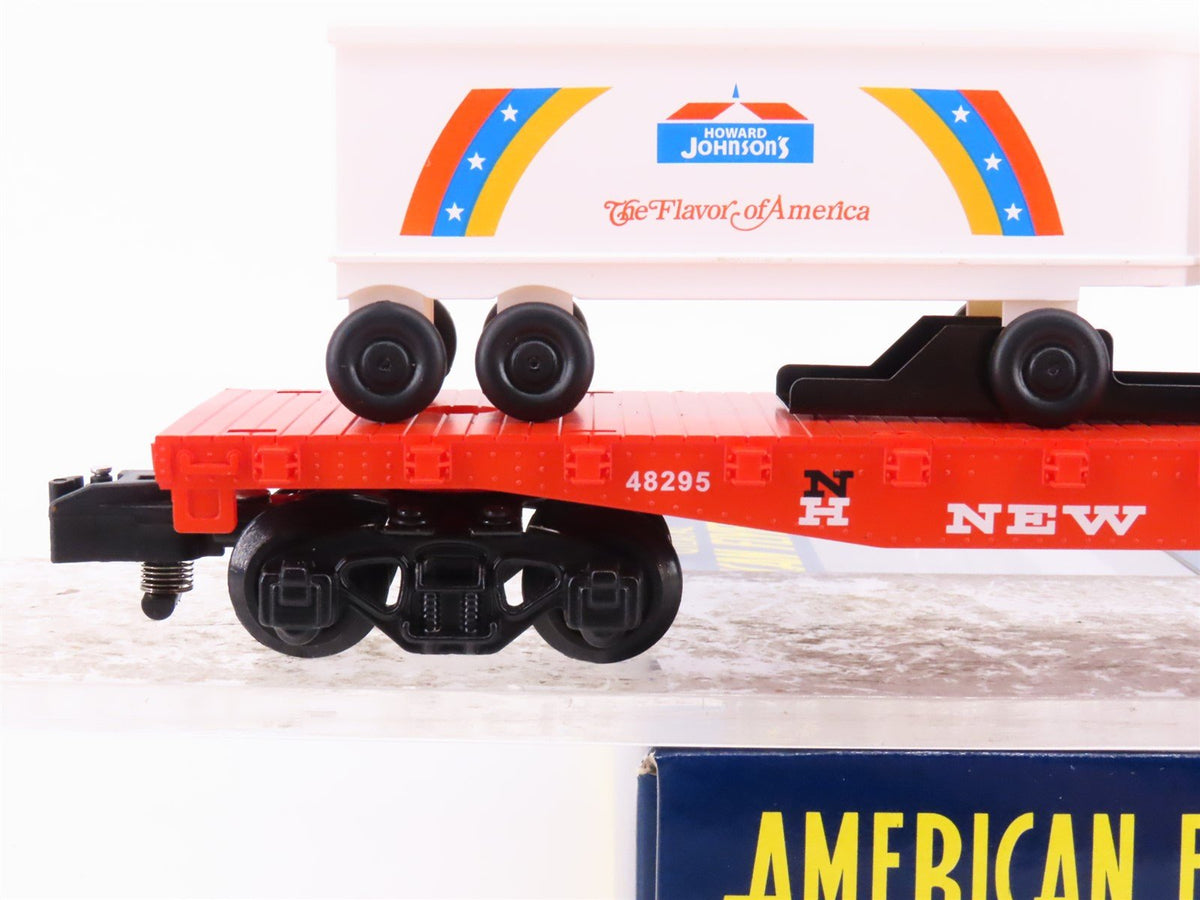 S Scale American Flyer 6-48295 NETCA NH New Haven Flat Car #48295 w/ Trailers