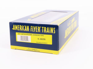 S Scale American Flyer 6-48295 NETCA NH New Haven Flat Car #48295 w/ Trailers