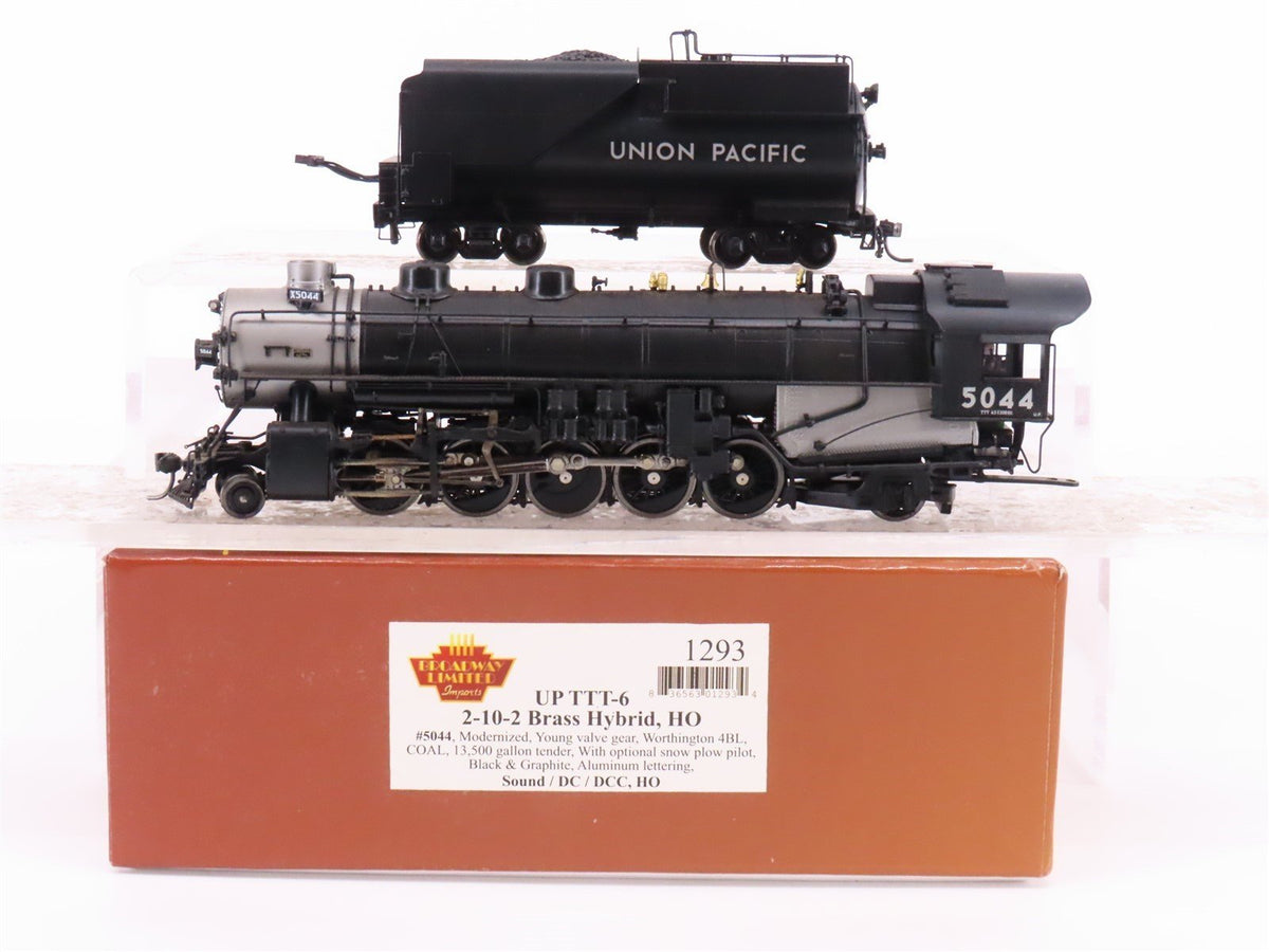 HO Broadway Limited BLI 1293 UP 2-10-2 Brass Hybrid Steam #5044 w/DCC &amp; Sound