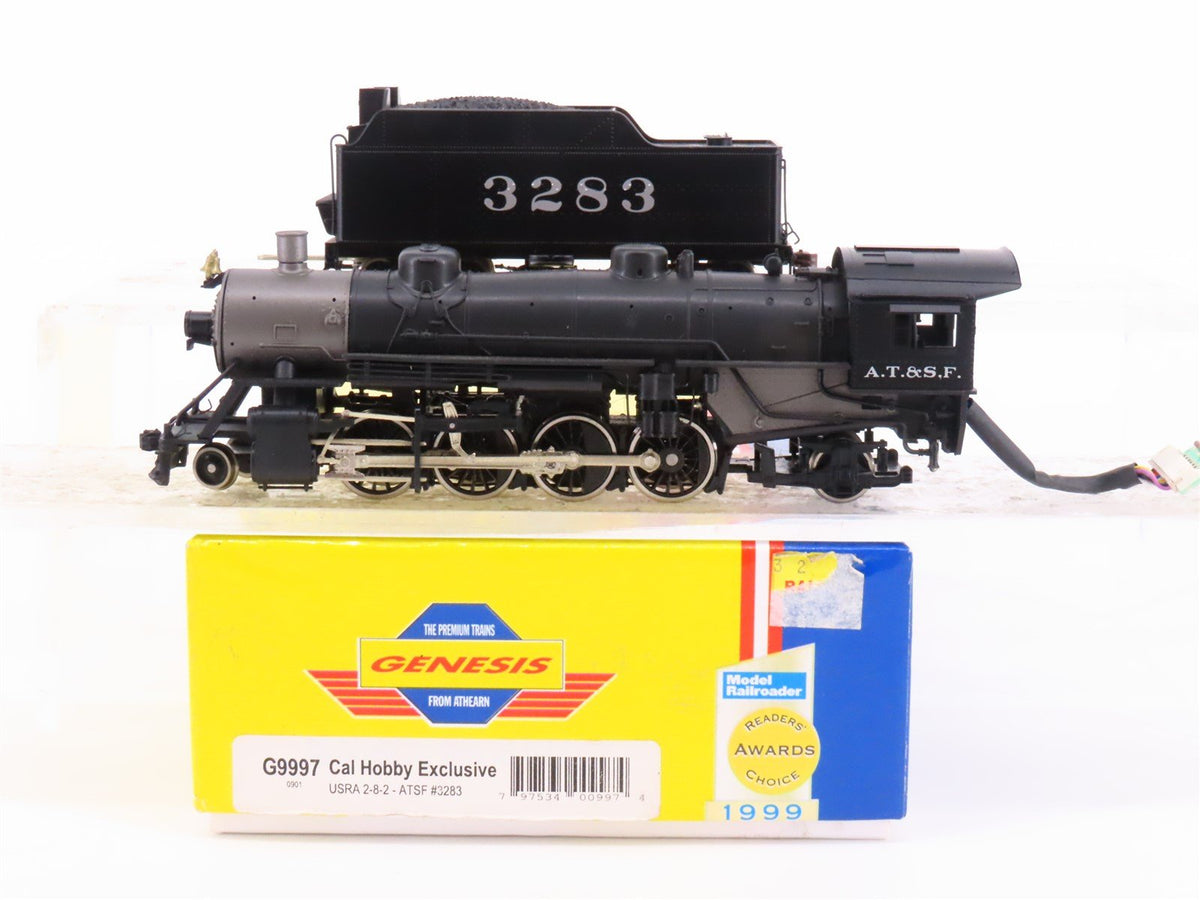 HO Scale Athearn Genesis G9997 ATSF Santa Fe 2-8-2 Steam Locomotive #3283