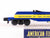 S Scale American Flyer 6-49049 Commemorative Unloading Flat Car w/ Vehicle Load