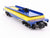 S Scale American Flyer 6-49049 Commemorative Unloading Flat Car w/ Vehicle Load