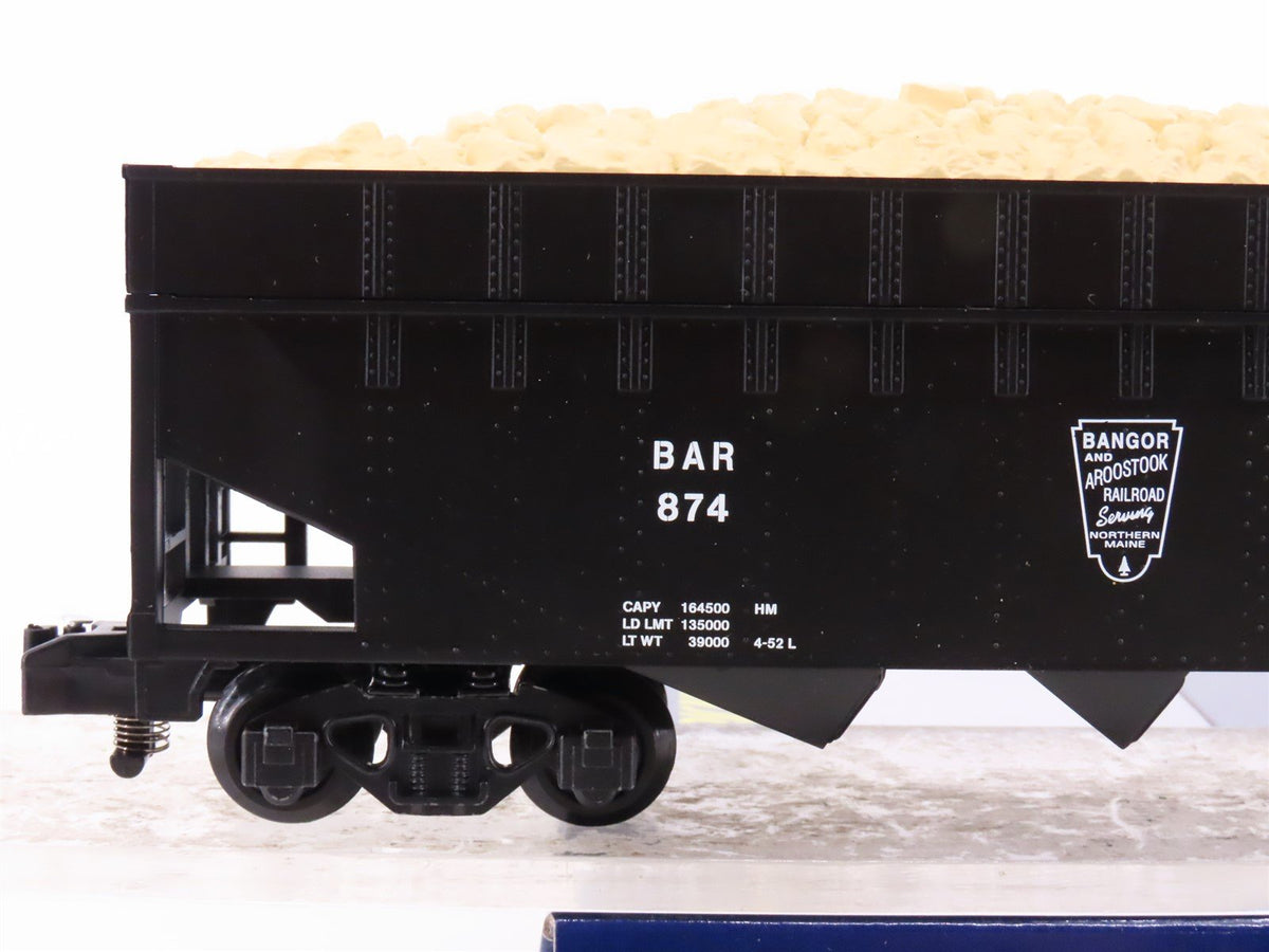 S Scale American Flyer 2219252 BAR Bangor &amp; Aroostook Wood Chip Hopper #874