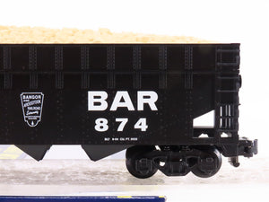 S Scale American Flyer 2219252 BAR Bangor & Aroostook Wood Chip Hopper #874