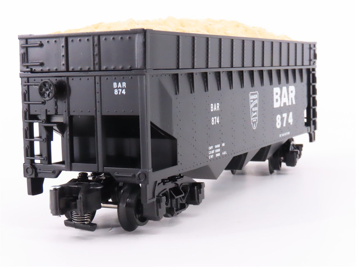 S Scale American Flyer 2219252 BAR Bangor &amp; Aroostook Wood Chip Hopper #874