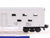 S Scale American Flyer 6-44027 MW Maintenance of Way Railroad Bunk Car #4027