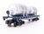 S American Flyer 6-48527 ATSF Santa Fe Flat Car #90019 w/ Jet Engine Containers