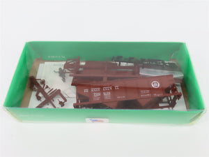 Lot of 16 HO Scale Bowser Kit #56201 PRR Pennsylvania GLa 2-Bay Hoppers w/Load