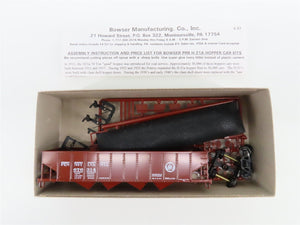 Lot of 16 HO Scale Bowser Kit #54051 PRR Pennsylvania H-21a 4-Bay Hoppers w/Load