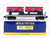 S Scale American Flyer 6-49818 CIL Monon Railroad Flat Car #24550 w/ Trailers