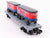 S Scale American Flyer 6-49818 CIL Monon Railroad Flat Car #24550 w/ Trailers