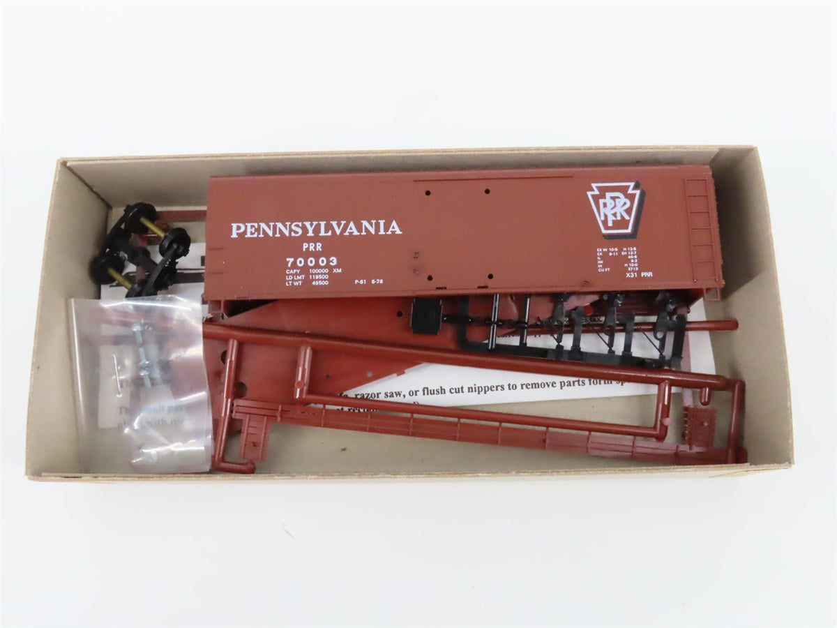 Lot of 12 HO Bowser Kit #55302 PRR Pennsylvania X-31a 40&#39; Round Roof Box Cars