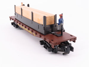 S Scale American Flyer 6-49015 West Side Lumber Operating Lumber Car #49015