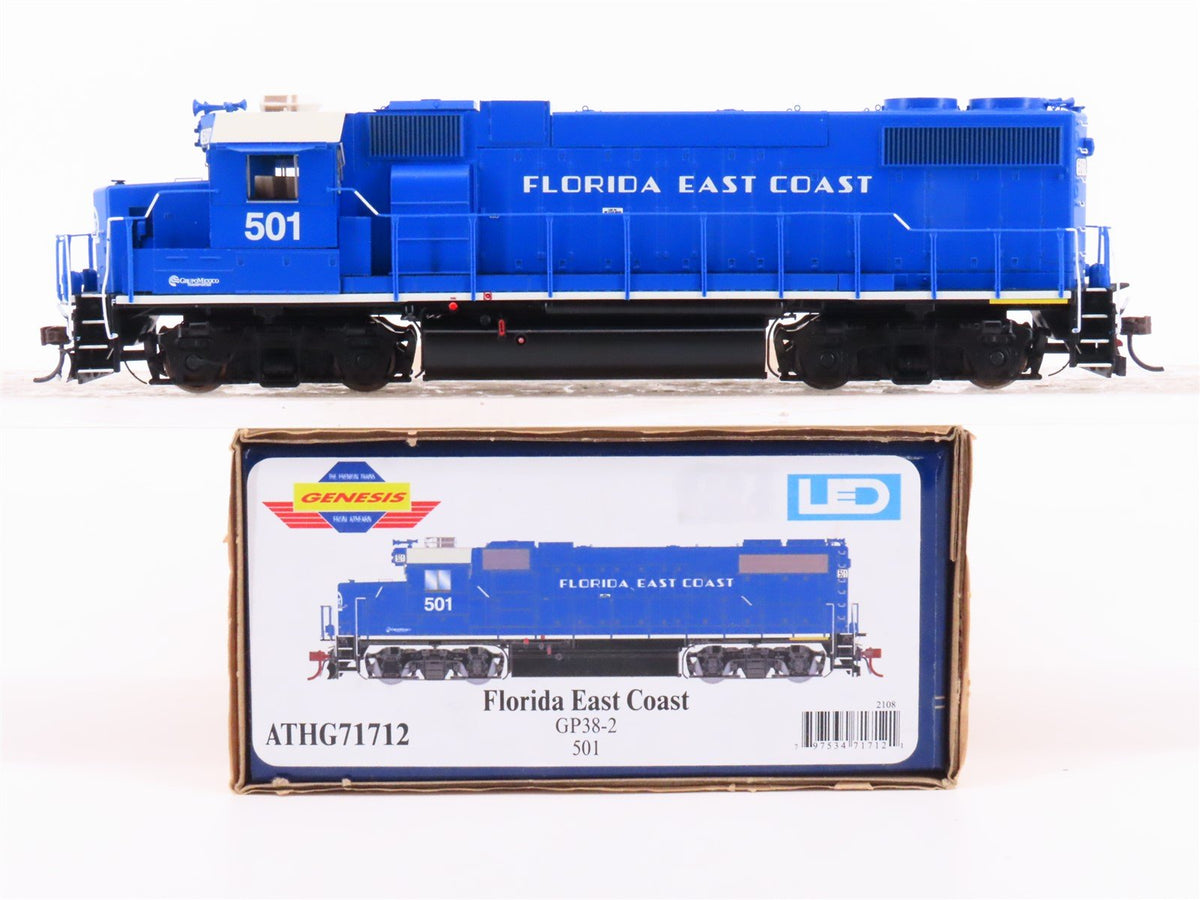 HO Scale Athearn Genesis ATHG71712 FEC Railway GP38-2 Diesel Locomotive #501