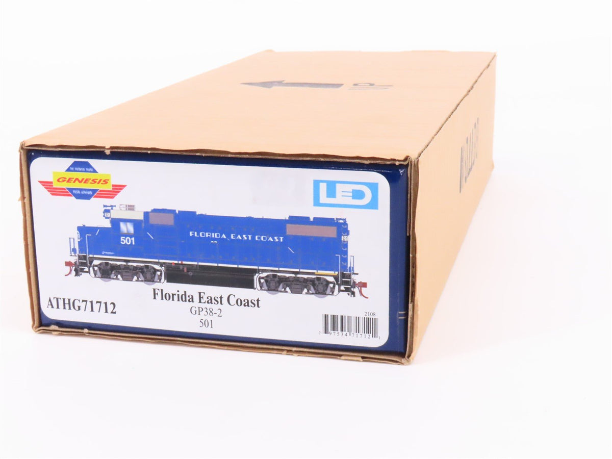 HO Scale Athearn Genesis ATHG71712 FEC Railway GP38-2 Diesel Locomotive #501