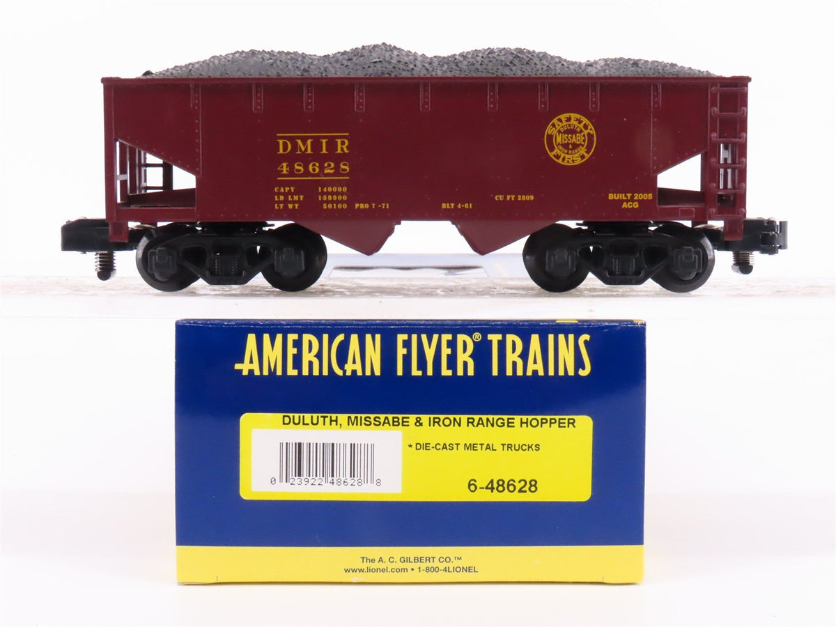 S Scale American Flyer 6-48628 DMIR 2-Bay Hopper #48628 w/ Load