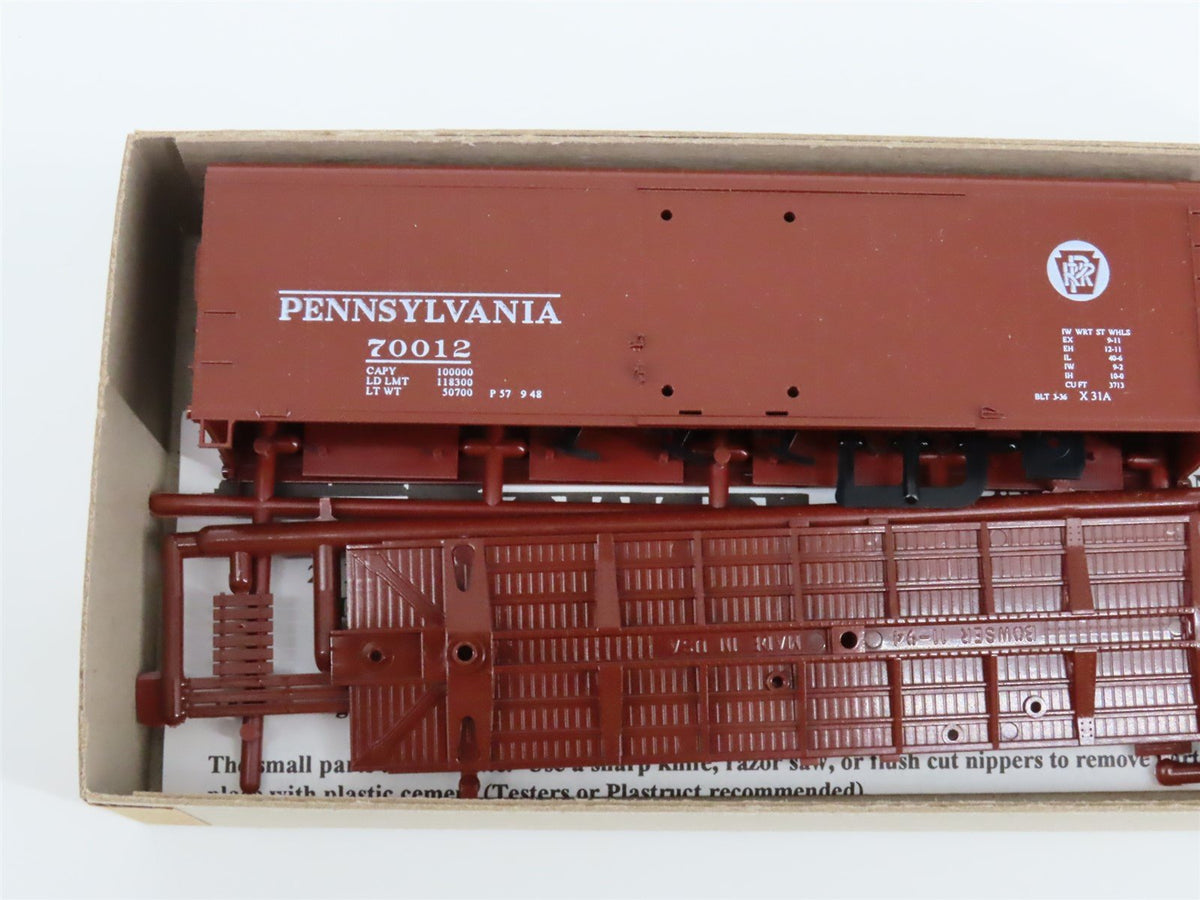 Lot of 12 HO Bowser Kit #55301 PRR Pennsylvania X-31a 40&#39; Round Roof Box Cars