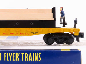 S Scale American Flyer 6-49011 UP Union Pacific Operating Lumber Car #15100