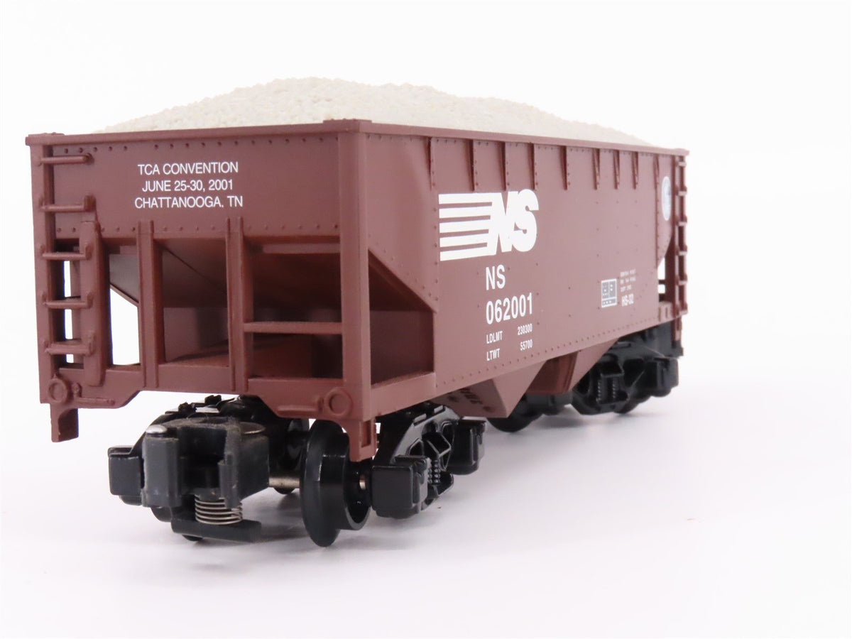 S Scale American Flyer 6-48221 TCA NS Norfolk Southern 2-Bay Hopper #062001