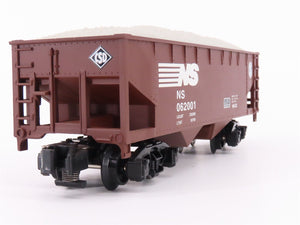 S Scale American Flyer 6-48221 TCA NS Norfolk Southern 2-Bay Hopper #062001