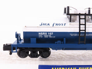 S Scale American Flyer 6-48419 NSRX Jack Frost Single Dome Tank Car #107