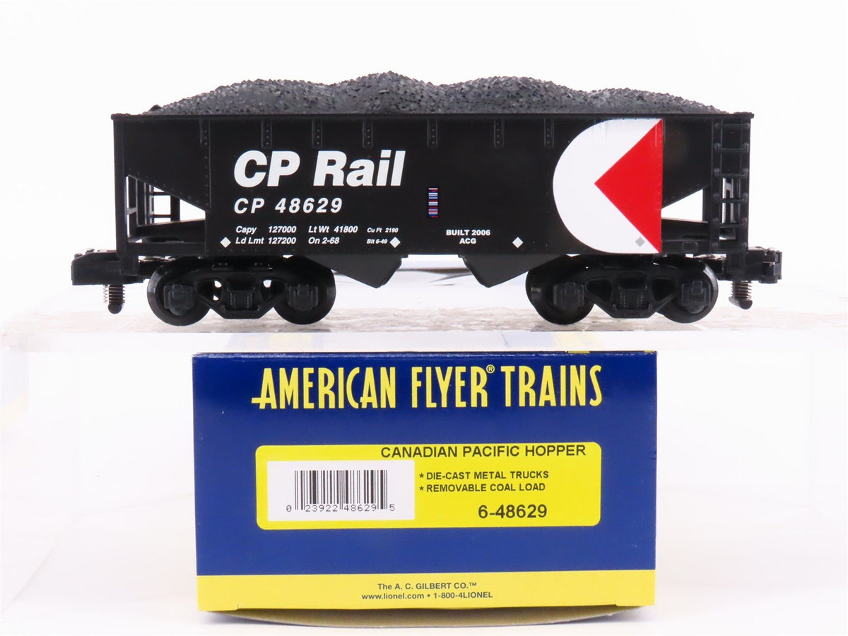 S Scale American Flyer 6-48629 CP Rail Canadian Pacific 2-Bay Hopper #48629