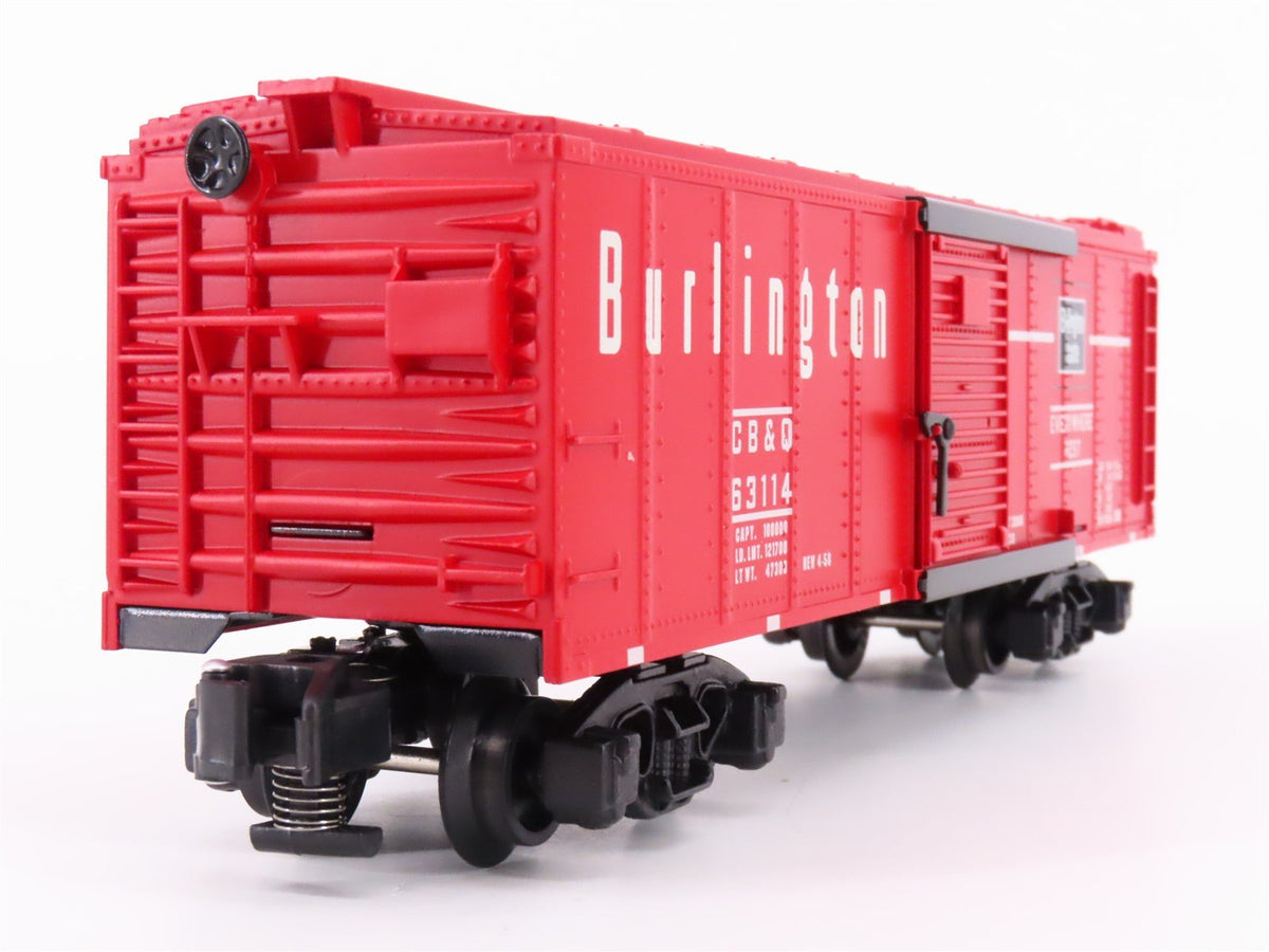 S Scale American Flyer 6-48362 CB&amp;Q Burlington Route Single Door Box Car #63114